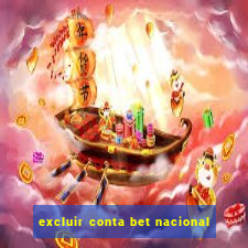 excluir conta bet nacional